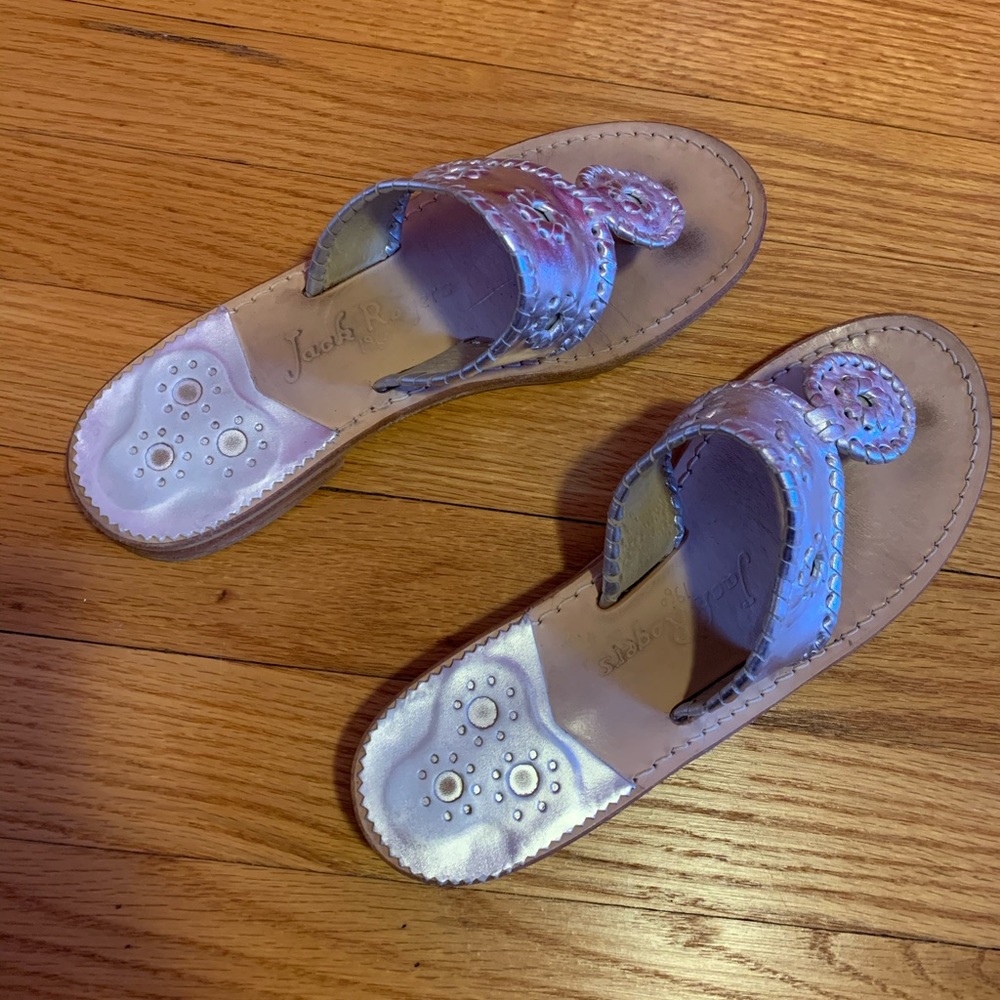 Jack Rogers - silver size 7 women’s sandal - Picture 3 of 7